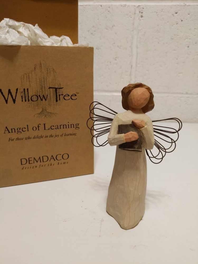 Vintage 1999 Willow Tree Angel of Learning Figurine by Susan Lordi Demdaco