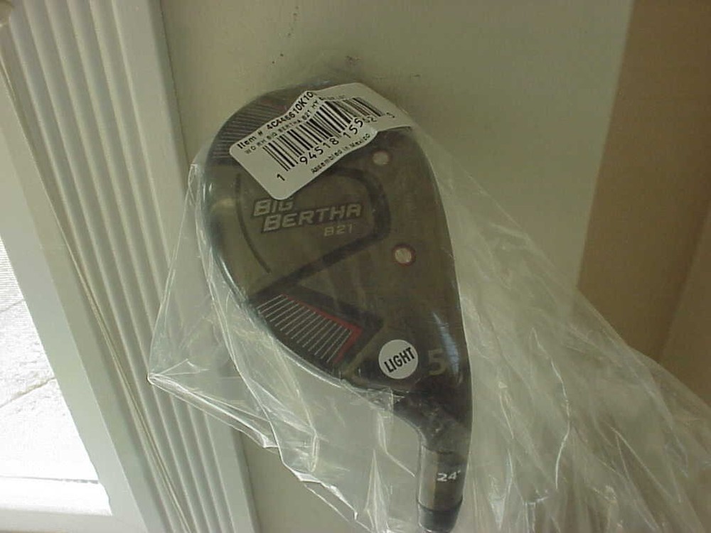 Callaway Big Bertha B21 24* #5 Hybrid Rescue Club RCH 65 A-Flex Senior