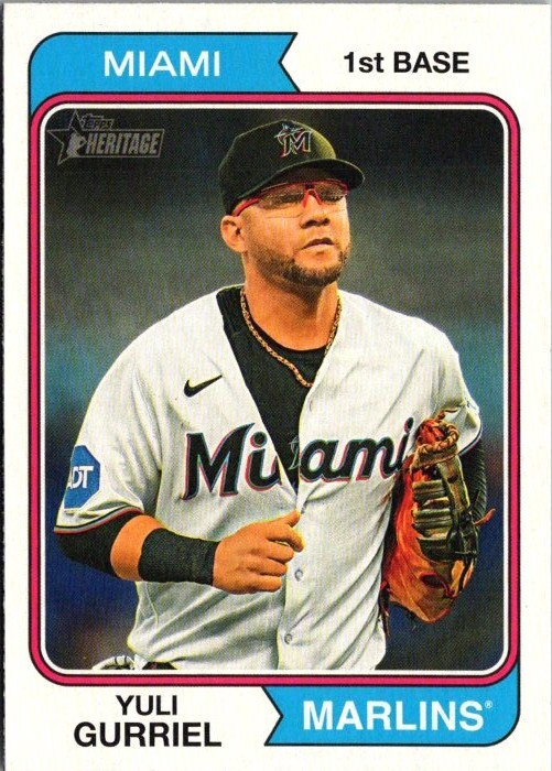 2023 Topps Heritage High Number - #585 Yuli Gurriel