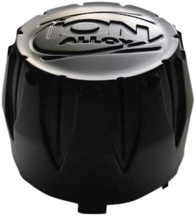 ION Alloy C202203CB7 Black Wheel Rim Center HUB Cap #11531580F-3 C101712 C10141