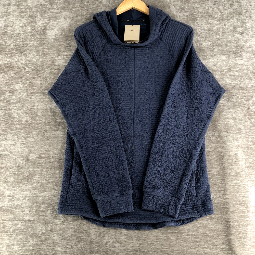 Nike Yoga Tech Nomad Dri-Fit Pullover Hoodie Men's Small Blue NEW DV9875-437