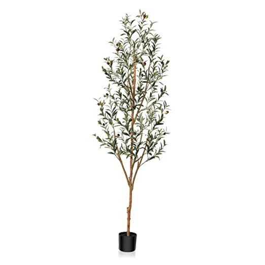 6FT Artificial Olive Tree - Silk Faux Plant for Home Office Indoor Decor