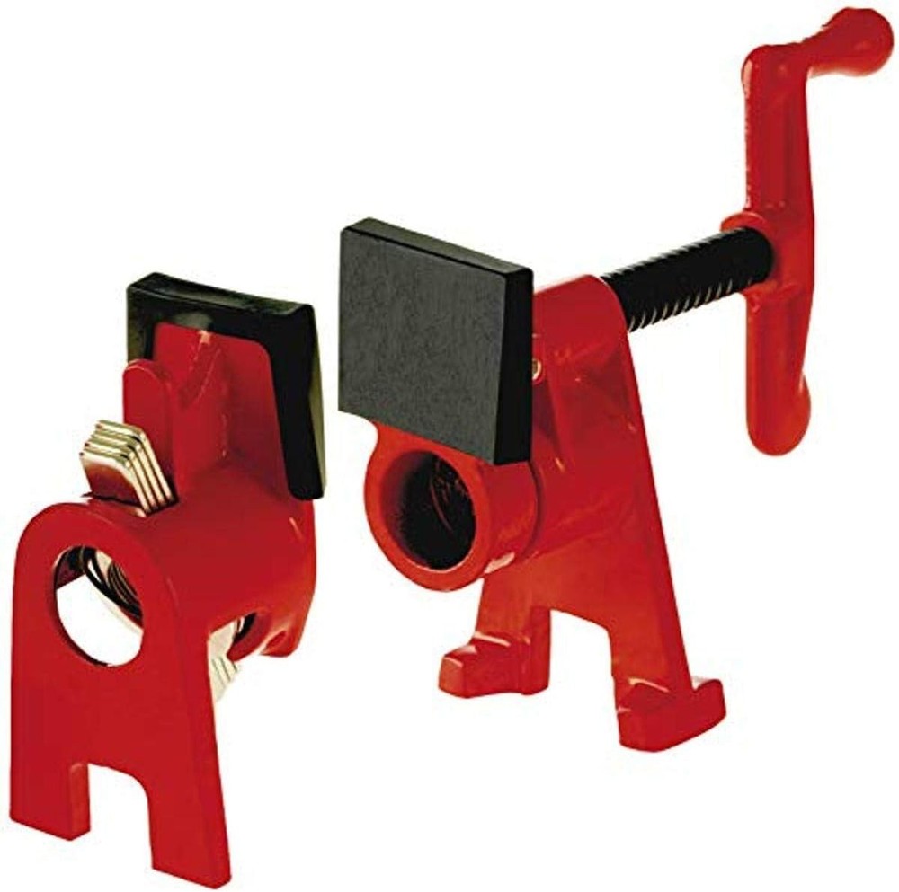 Bessey BPC-H34 3/4-Inch H Style Pipe Clamp 1-Pack Red and Black