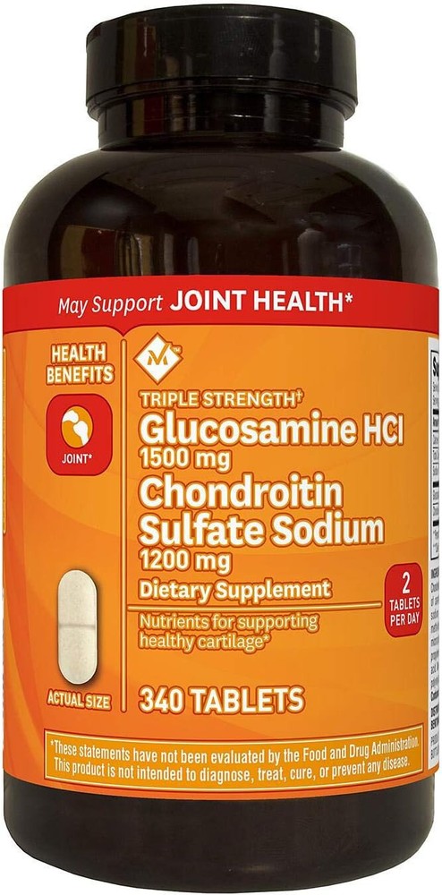 Members Mark Triple Strength Glucosamine Chondroitin Joint Support 340ct  -image