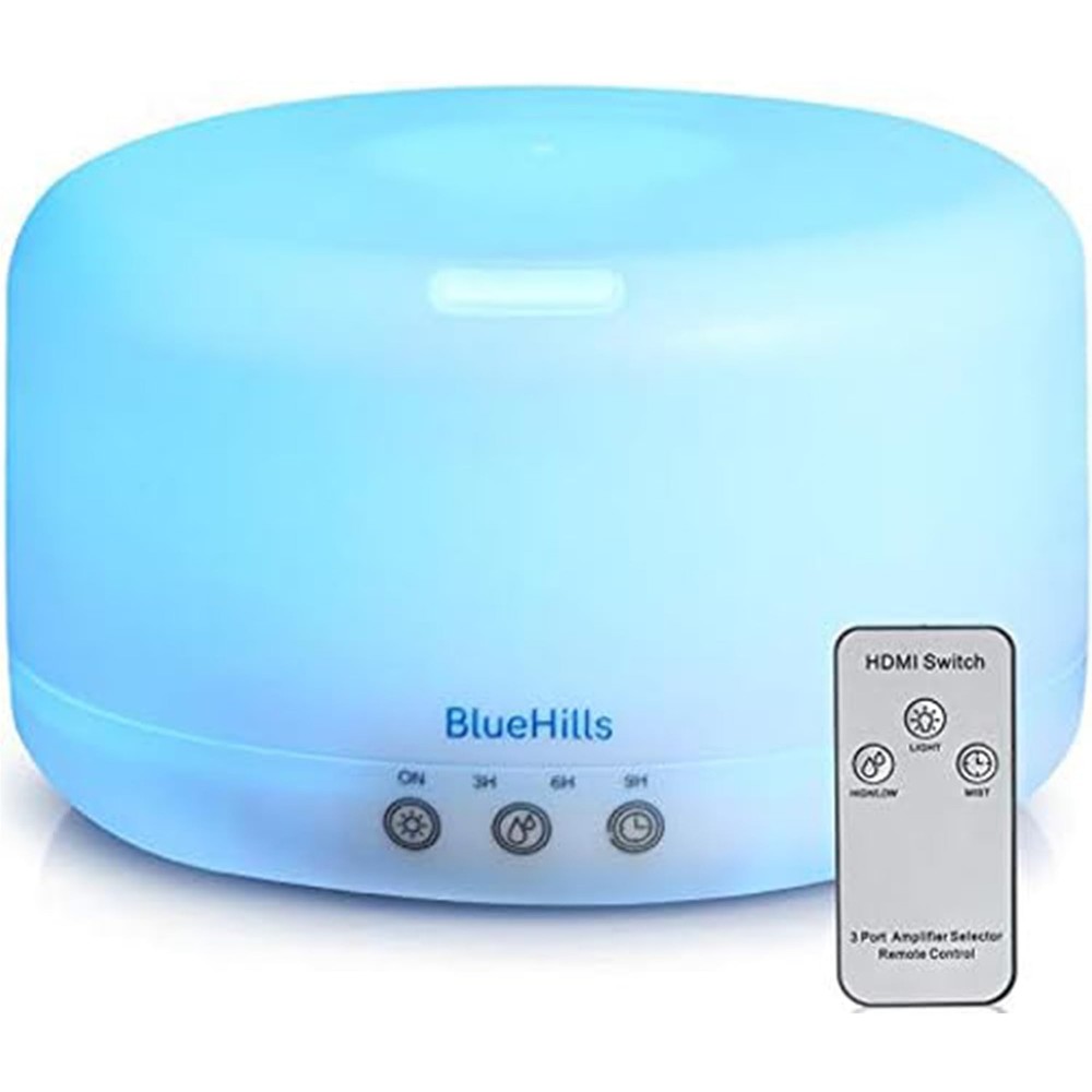 Premium 1000ml XL Essential Oil Diffuser with Remote for Aromatherapy & Humidifying