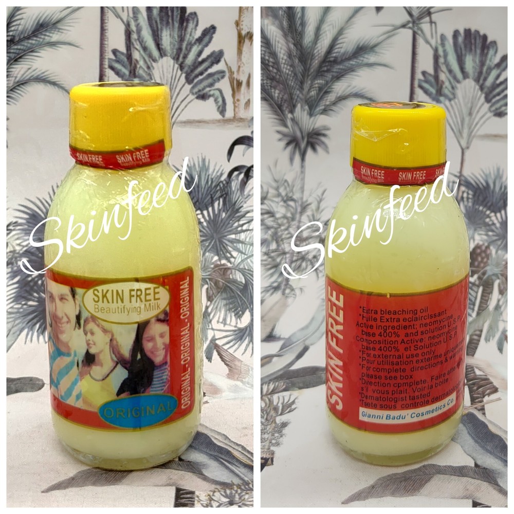 SKIN FREE BEAUTIFYING MILK EXTRA WHITENING.*fast Action * USA AUTHENTIC SELLER