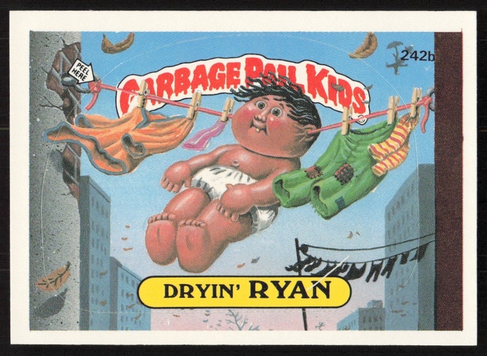 1986 Garbage Pail Kids Topps Sticker Cards