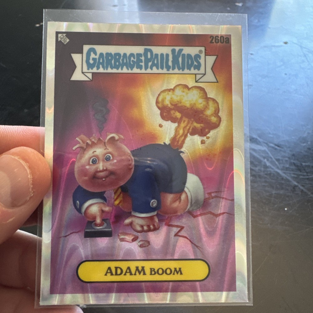 2024 Topps Chrome Garbage Pail Kids Series 7 ADAM BOOM #260a Drool Refractor ray