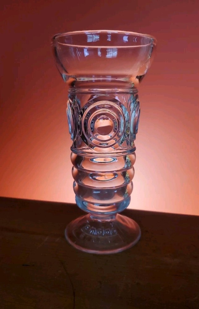 Mondae Siren 7.5 Inch Clear Tall Glass Ice Cream Float Soda Fountain Pedestal