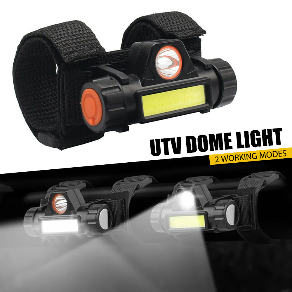 Universal Roll Mount Bar Dome Light LED Light for UTV ATV Polaris RZR Golf Cart