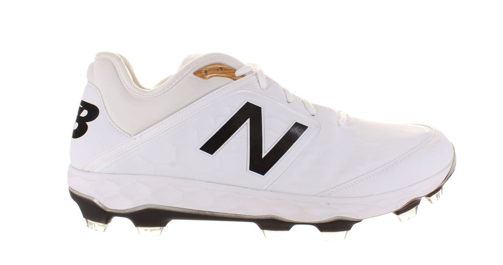 New Balance Mens Pl3000w4 White Baseball Cleats Size 16 (4189438)