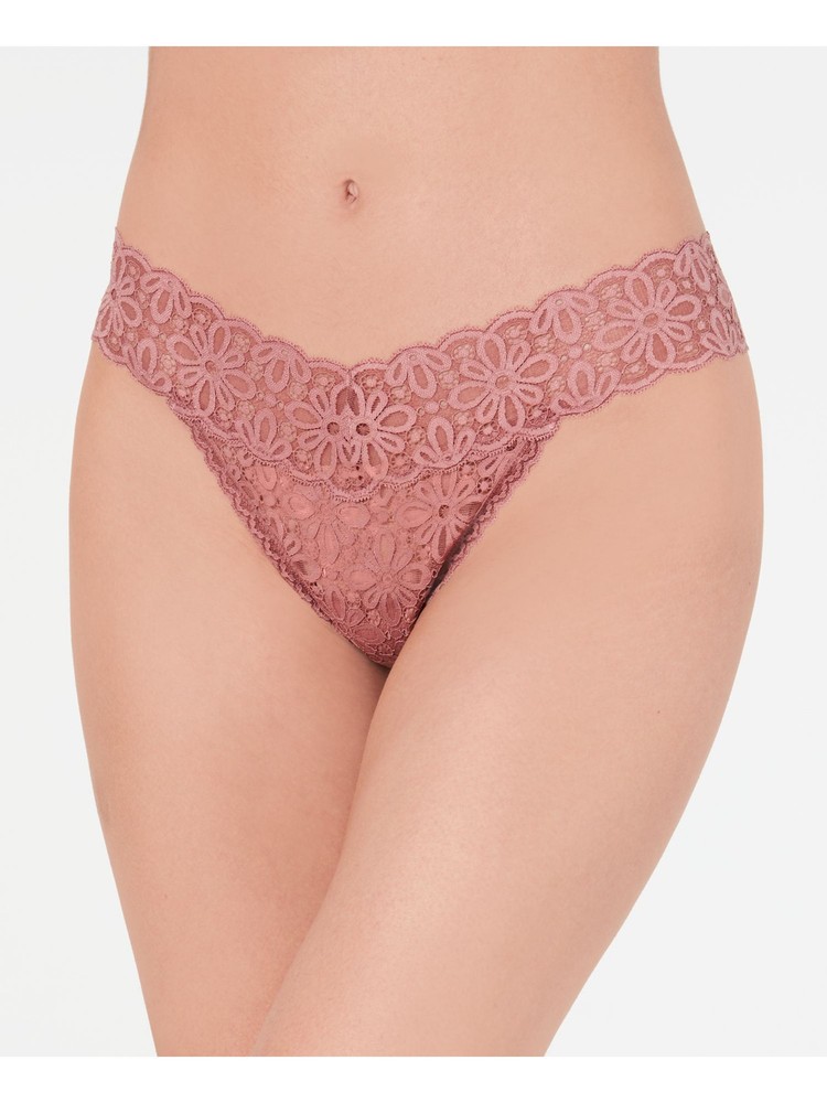 JENNI Intimates Pink Thong Underwear ONE SIZE