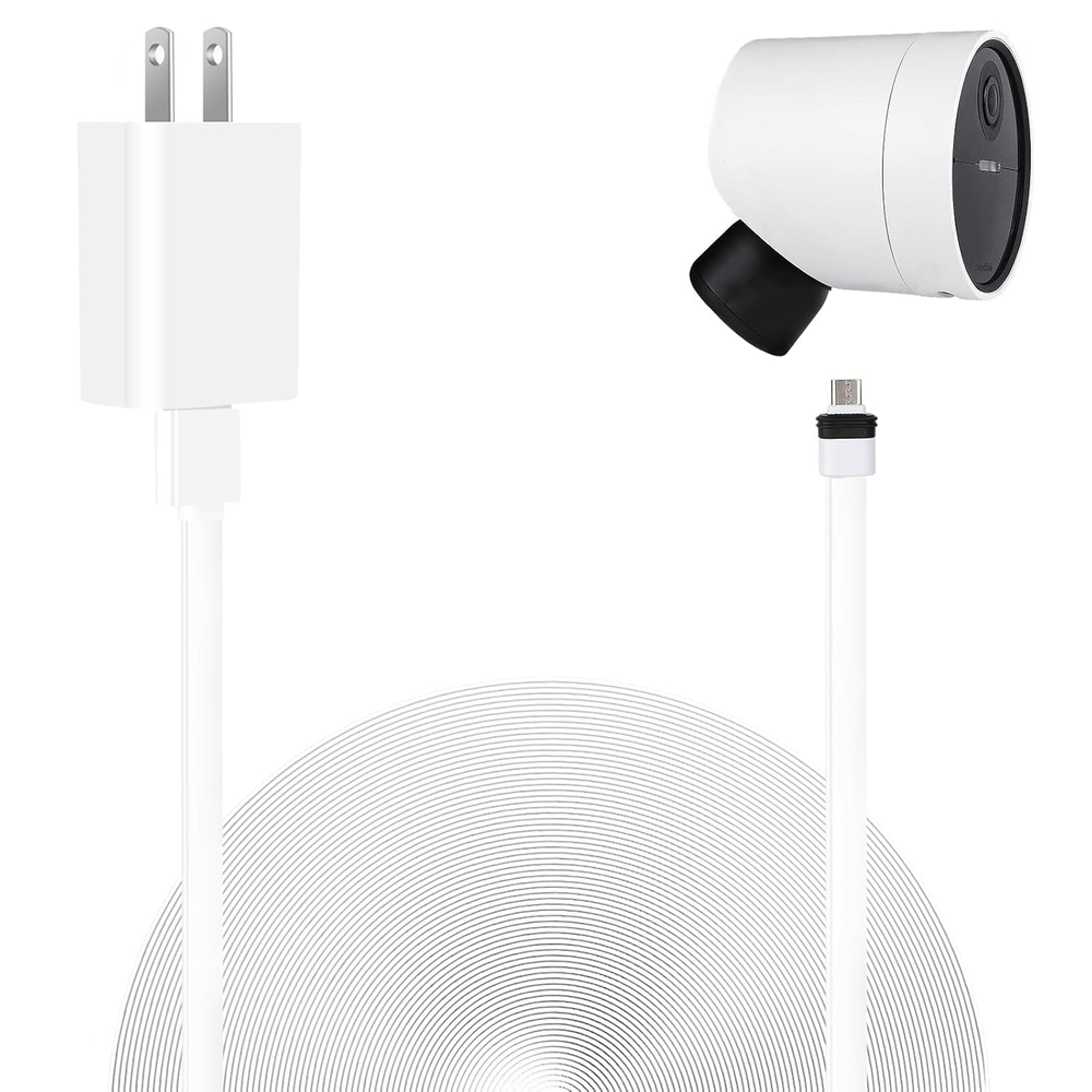 16.5Ft Power Cable for Simplisafe Outdoor Security Camera 5M Length  