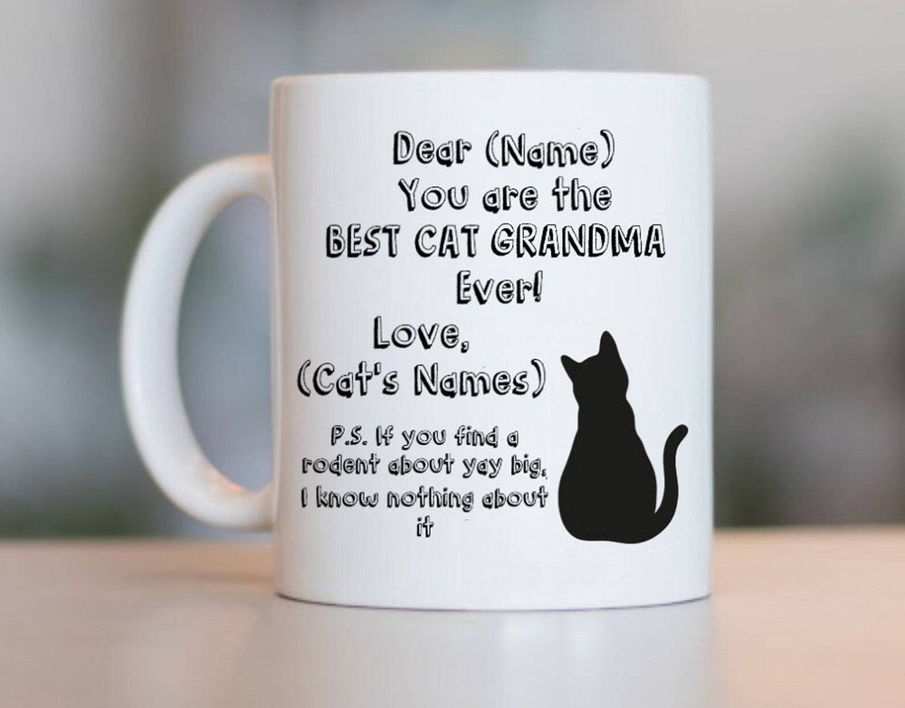 Cat Grandma Gift Grandma Cat Cat Grandma Mug Cat Mug Cat Gift Cat Grandma Coffee