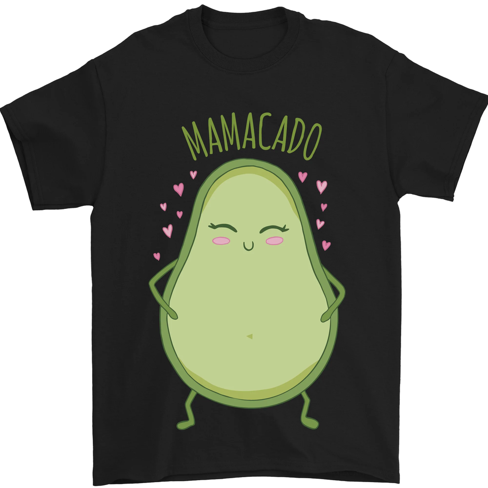 Funny Mothers Day Mamacado Avacado Mens T-Shirt 100% Cotton