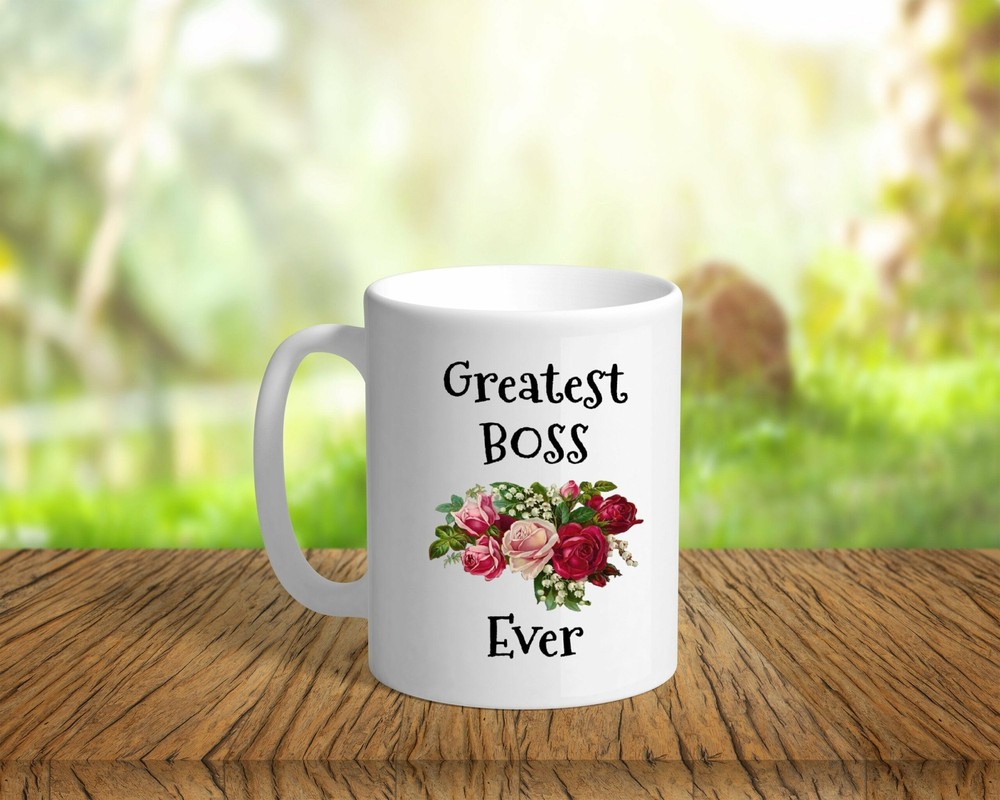 Taza Boss Greatest Boss Ever Taza Boss Taza de café Jefe Regalos Regalo para jefe Regalo