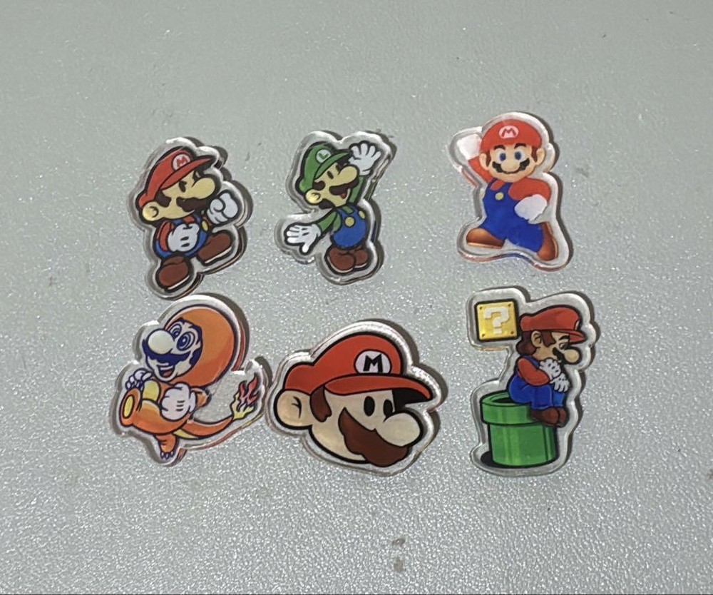 Mario Acrylic parts Super Luigi Nintendo Anime character Animation