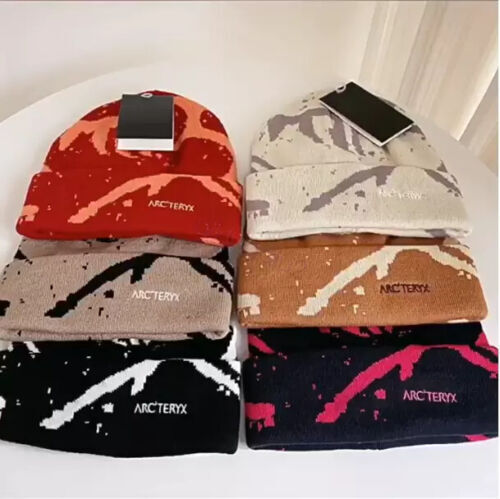 NEW Tradition Arcteryx Bird Head Toque Beanie cap black Merino wool Skiing hat