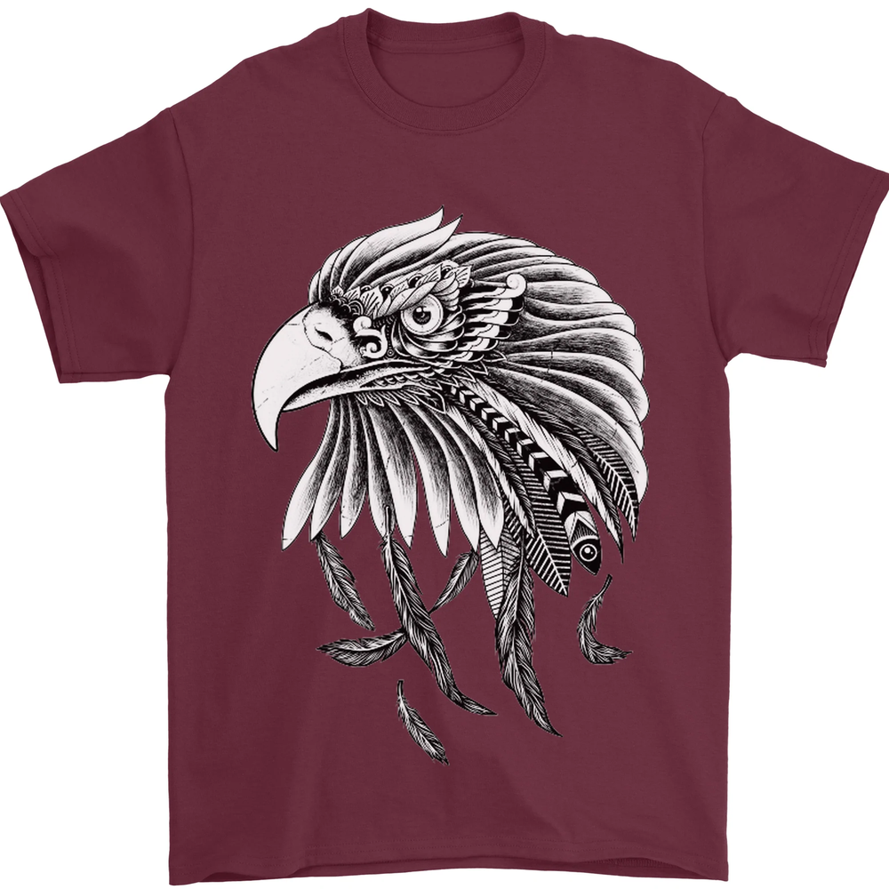 Eagle Bird of Prey Ornithology Mens T-Shirt 100% Cotton