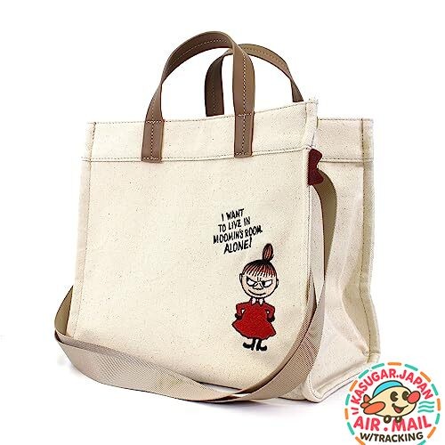 HAPI+TAS 2WAY Tote Bag Wide Gusset Moomin Little My Type-B fm Japan w/Tracking