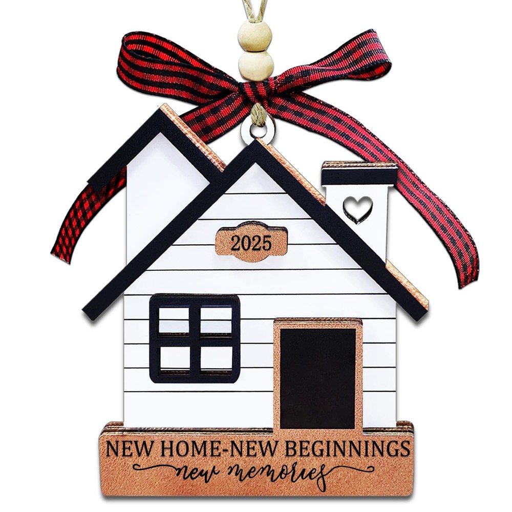 New Home Ornament 2025- Housewarming Gifts New Home, New House New Beginning,...
