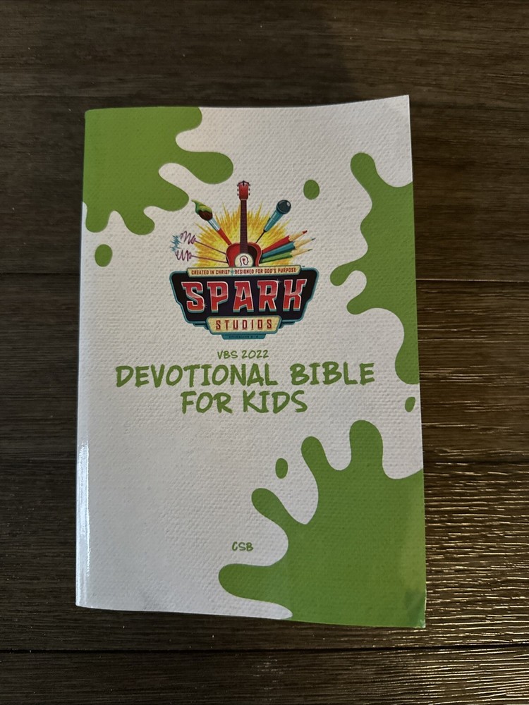 Spark Studios VBS Bible Devotional Bible  for Kids PB 2022 Used.