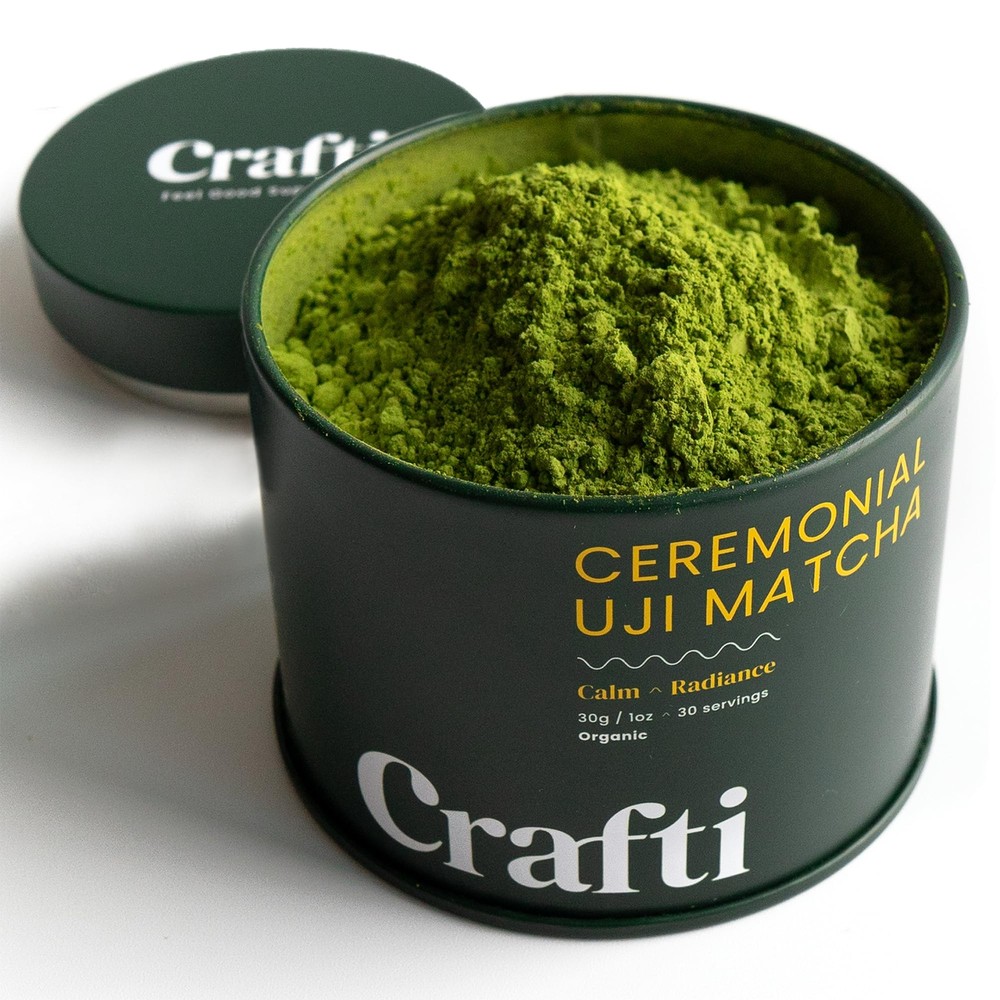 Ceremonial Grade Organic Matcha Powder 30g Sugar-Free Daily Green Tea