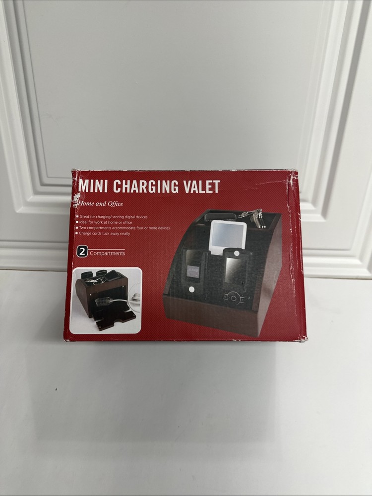 Mini Charging Valet for Phone & Devices at Home or Office - 73850J9-20