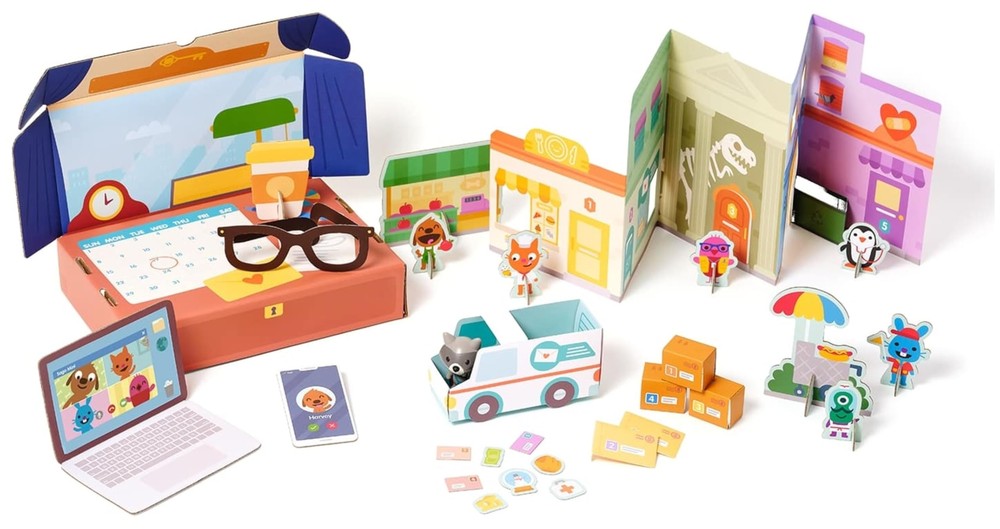 Big City, Activity Box with Pretend Play Toys & a Collectible Toy Figure, Toy...
