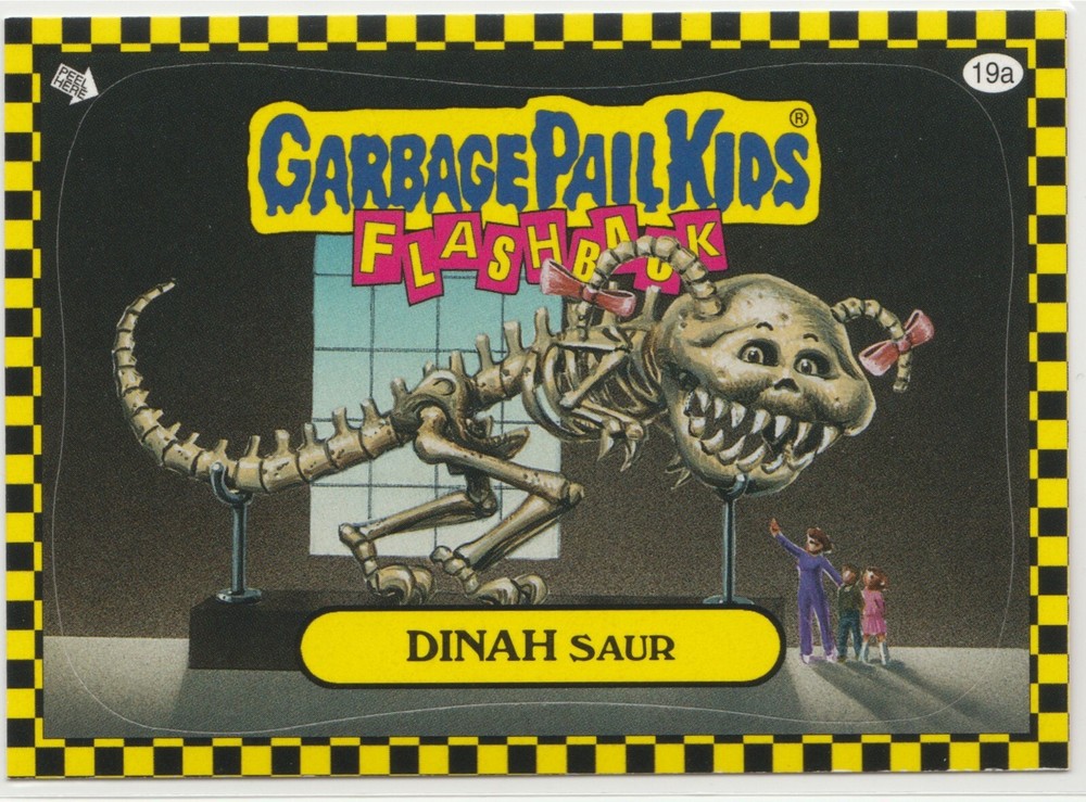 Dinah Saur Garbage Pail Kids GPK 2010 Flashback Series 1 FB1 Card #19a