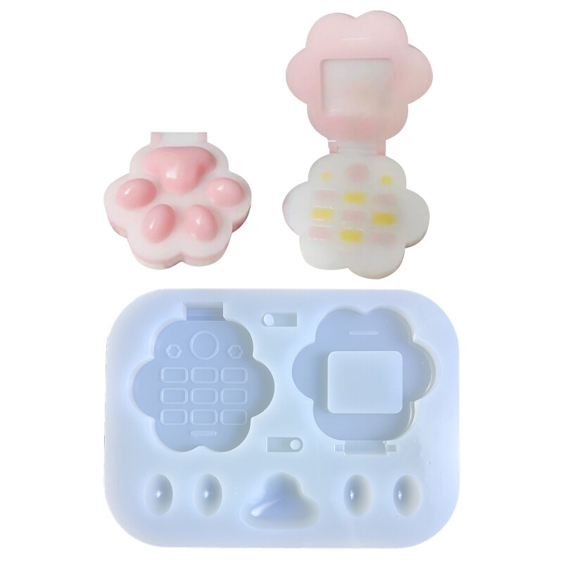 Silicone Resin Molds Phone Epoxy Casting Resin Molds for Jewelry Making Pendant