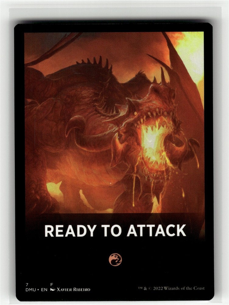 READY TO ATTACK THEME CARD Dominaria United #7 DMU(NM+)(MTG)
