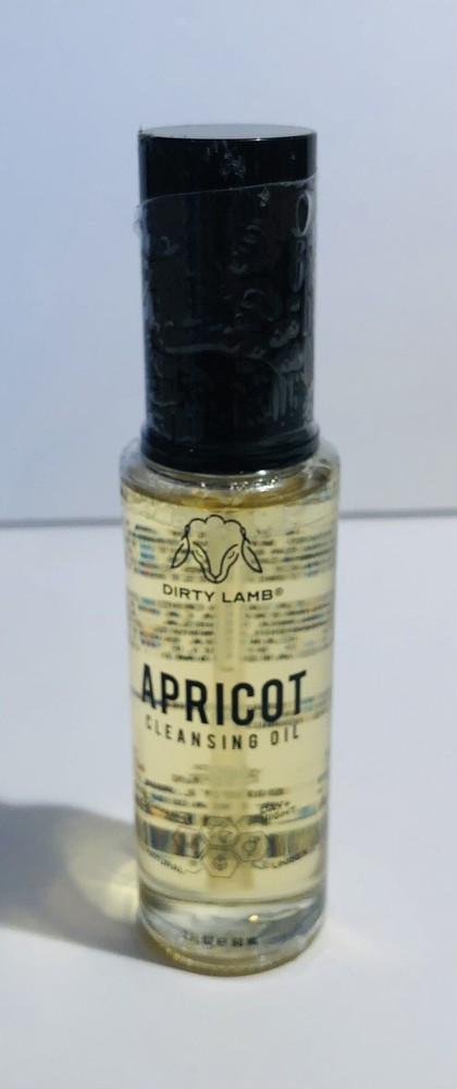 Dirty Lamb Apricot Cleansing Oil 2 fl oz 60ml Vegan Makeup Cleanser New Sealed
