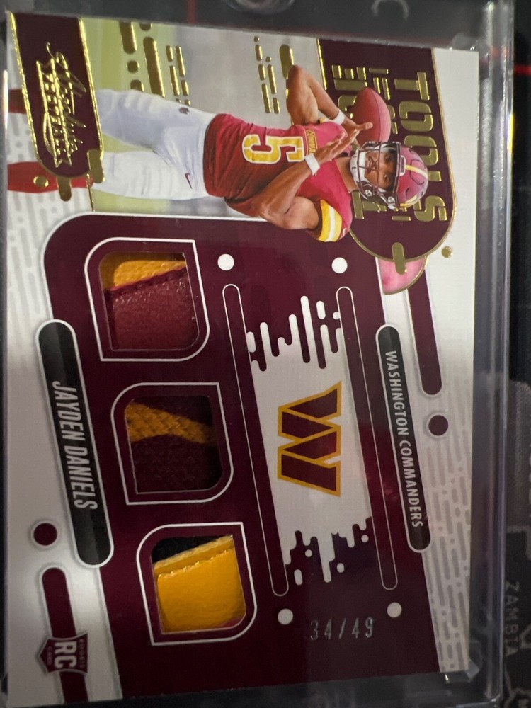 2024 Panini Absolute - Tools of the Trade Prime #TOT-JDS Jayden Daniels /49...