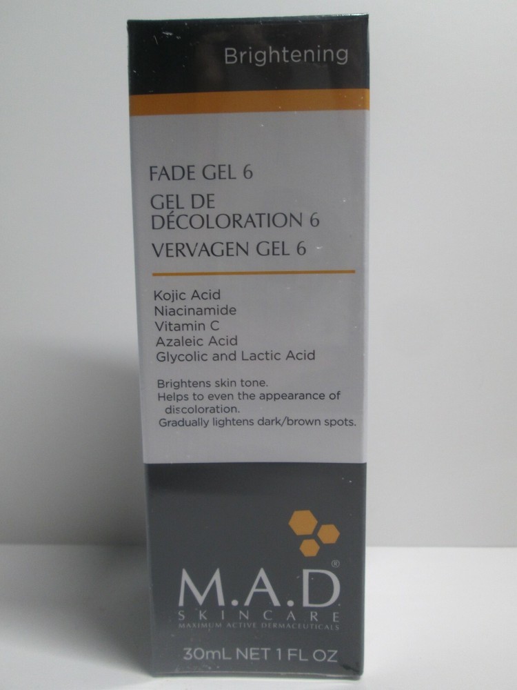 MAD Skincare FADE GEL 6 30ml for Dark Spots New Formula