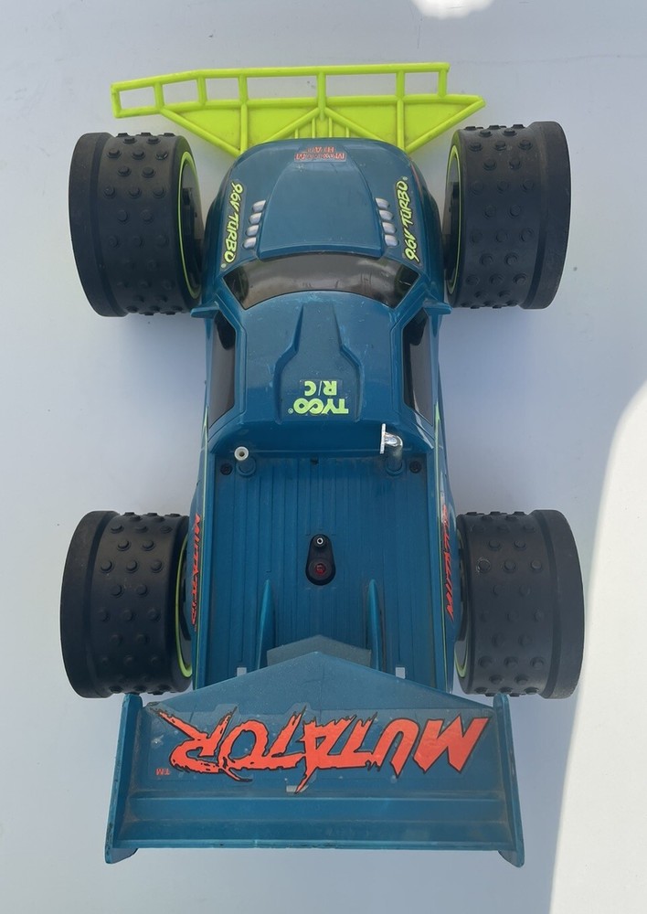 Vtg 90’s Untested Tyco RC Mutator 9.6V Turbo Blue Truck/Car. No Remote/Battery.