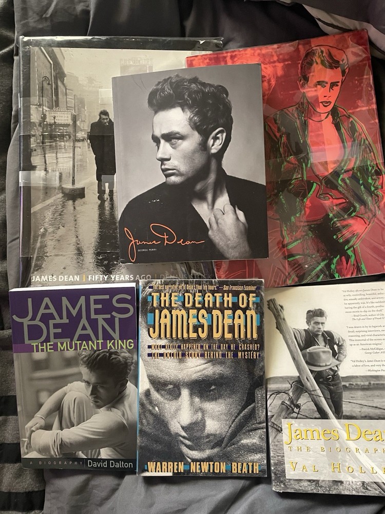 James Dean Bio Movie Actor Book Set -7 Books ( Added 1 More)