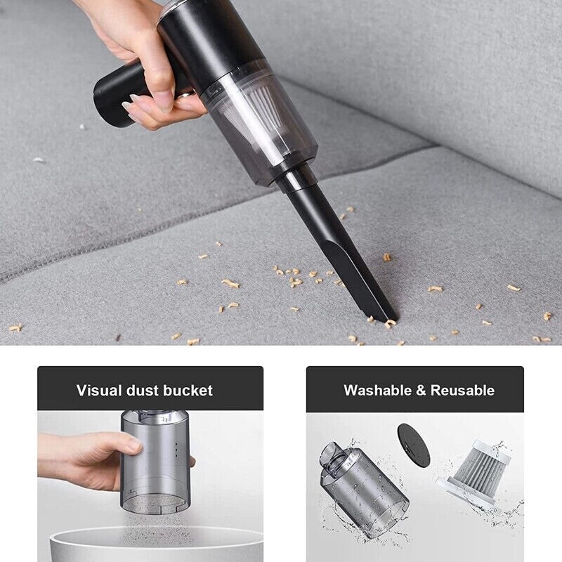 Powerful Cordless Car Vacuum Portable Wet and Dry for Home