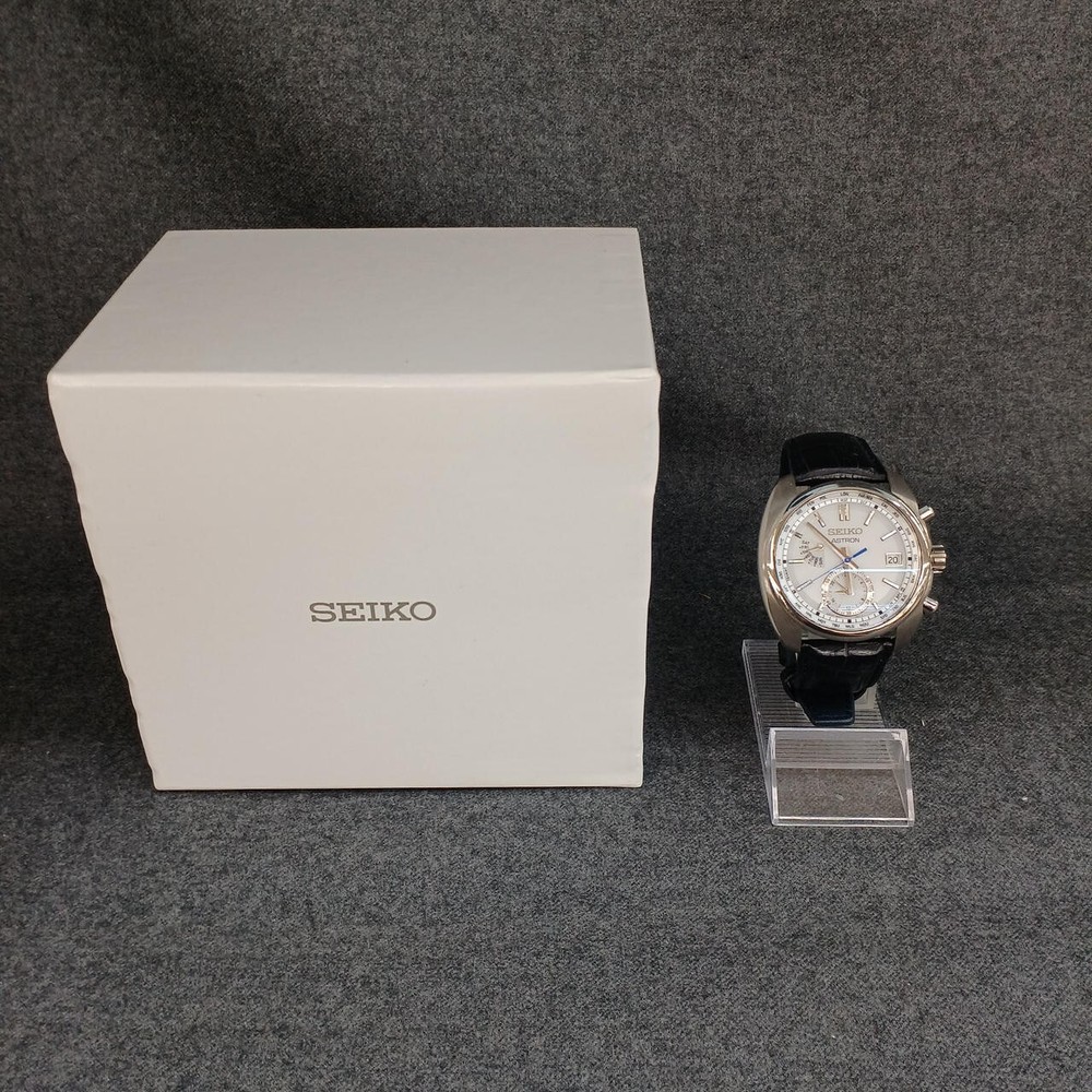 SEIKO ASTRON SBXY021 World Time Solar Radio Analog Men's Watch from Japan