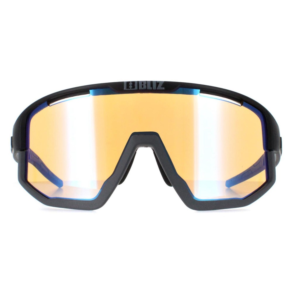 Bliz Fusion ZB7005-0333 Sunglasses Black Coral Orange Blue Mirror Lens