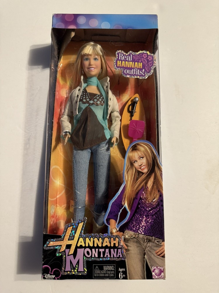 Disney Hannah Montana Popstar Doll Extra 2007 Play Along NEW DAMAGED BOX