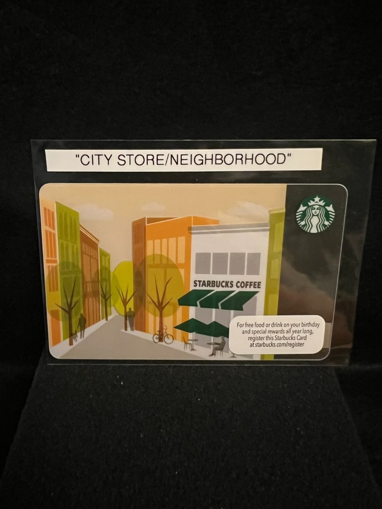 Starbucks Gift Card - 2013 City Store/Neighborhood - New/Unused-image