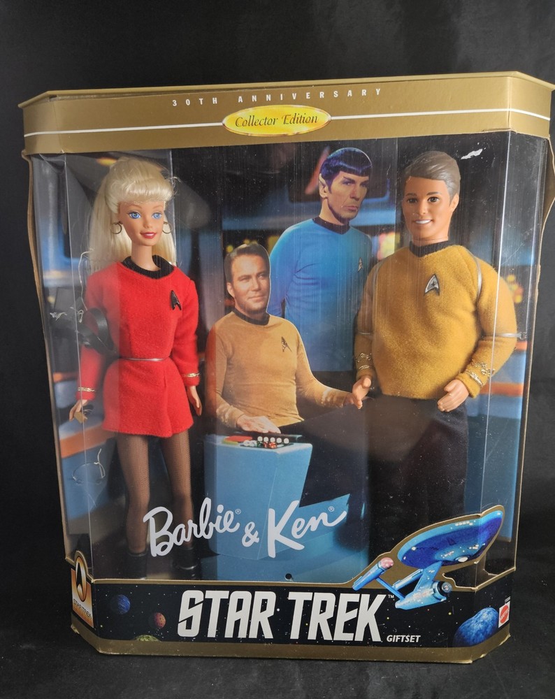 Barbie & Ken Star Trek 30th Anniversary Doll Giftset 1996, Collector Edition New