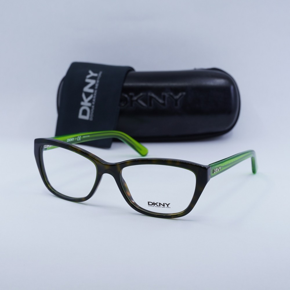 DKNY DY4665 Havana Transparent Green 53mm Authentic Eyeglasses