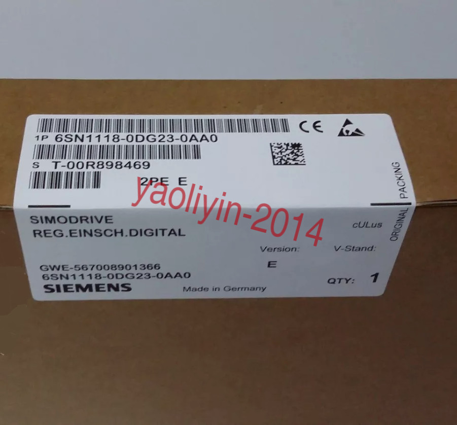 6SN1 118-0DG23-0AA0 NEW SIEMENS SIMODRIVE 611-D Control Unit 6SN1118-0DG23-0AA0