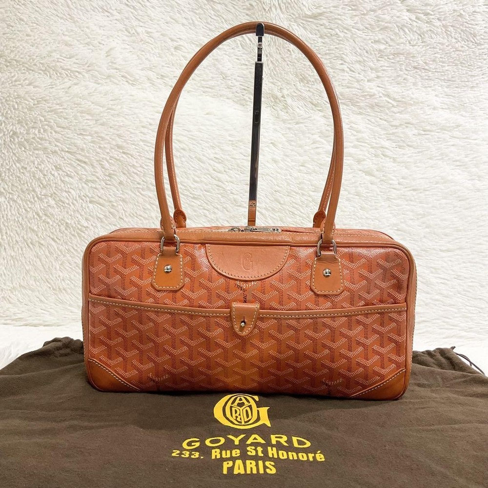 Goyard Saint Martin Orange Shoulder Bag Pre-Owned Luxury Handbag