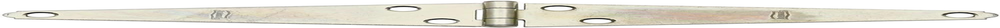 N127-605 V280 Light Strap Hinges in Zinc Plated, 2 Pack,5 Inch