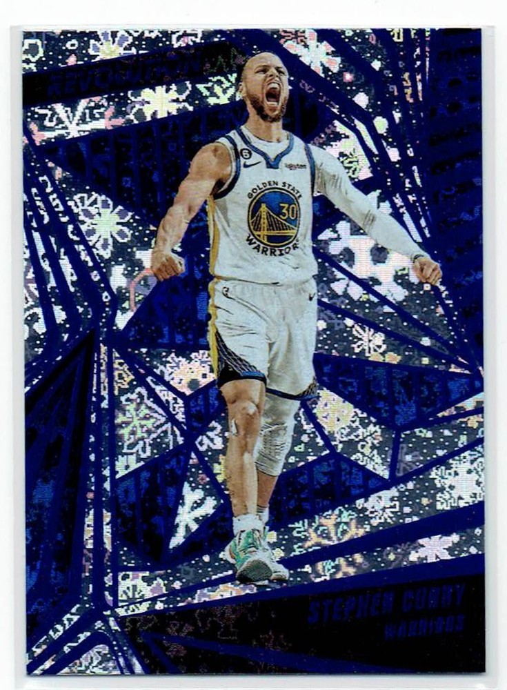 2023-24 Panini Revolution Stephen Curry #65 Winter Holo Warriors