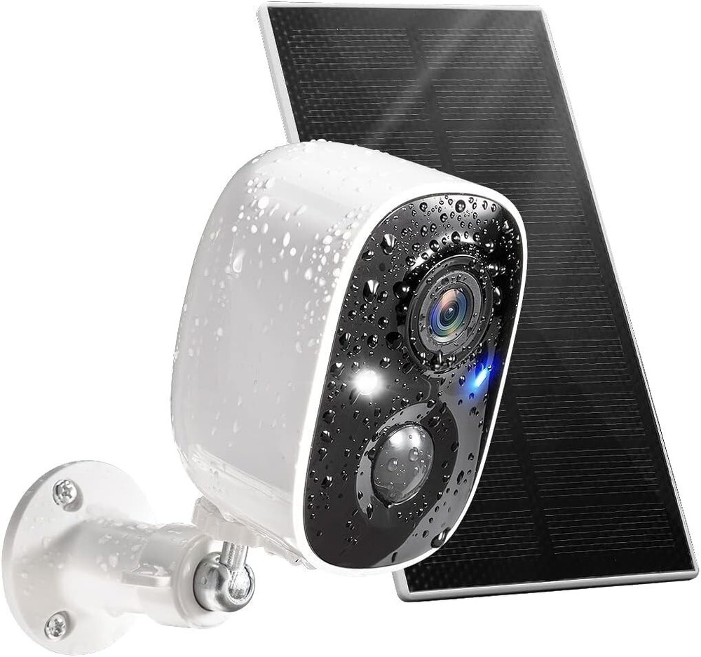 2K Night Vision IP65 Weatherproof Wireless Camera with Motion Alerts