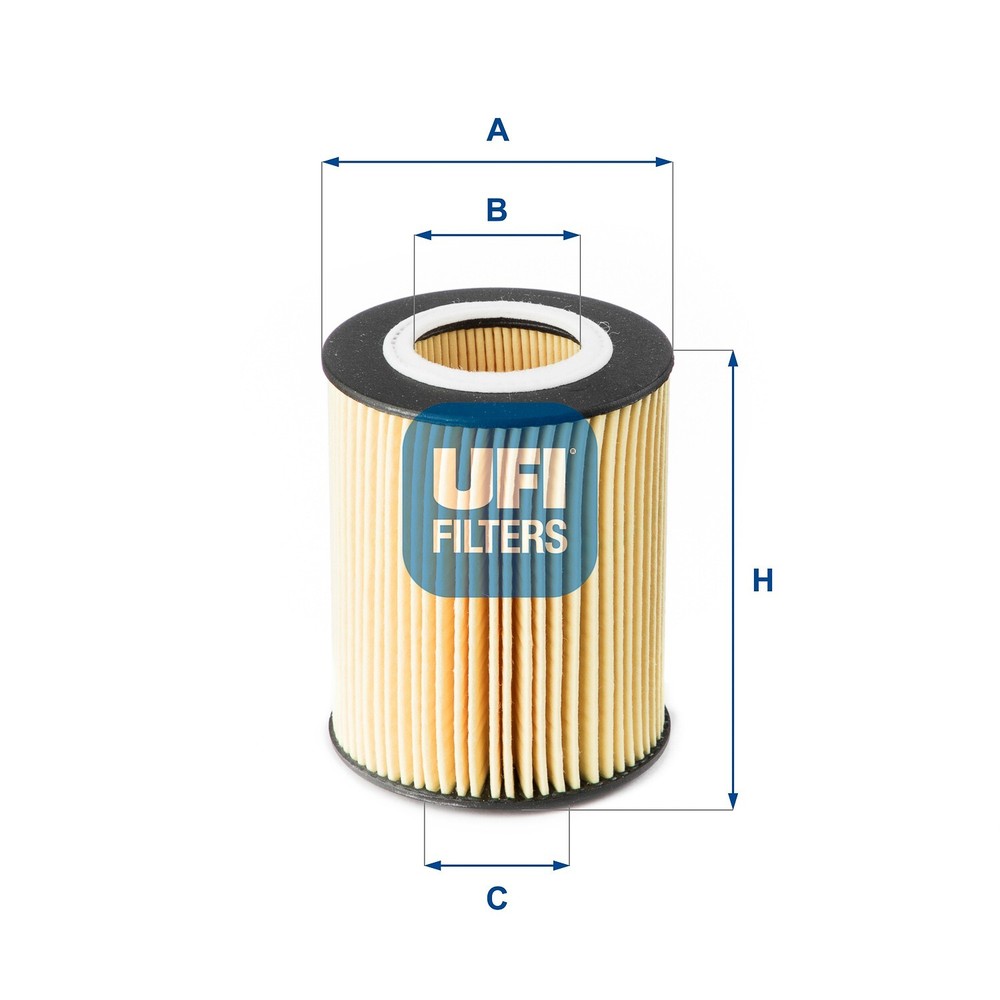 UFI 25.177.00 Oil Filter Compatible with Volvo S80 XC90 3.2L 2006+